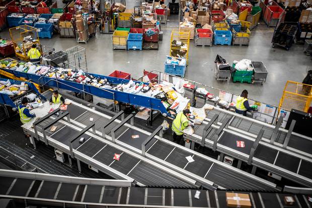 NZ Post are dealing with increased parcel volumes during the Covid-19 pandemic. Photo / Michael Craig