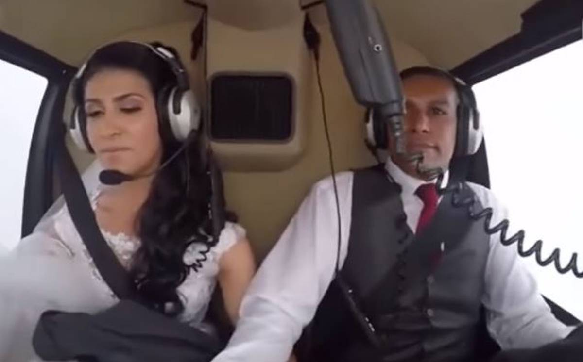 Bride And Groom Helicopter Crash Video