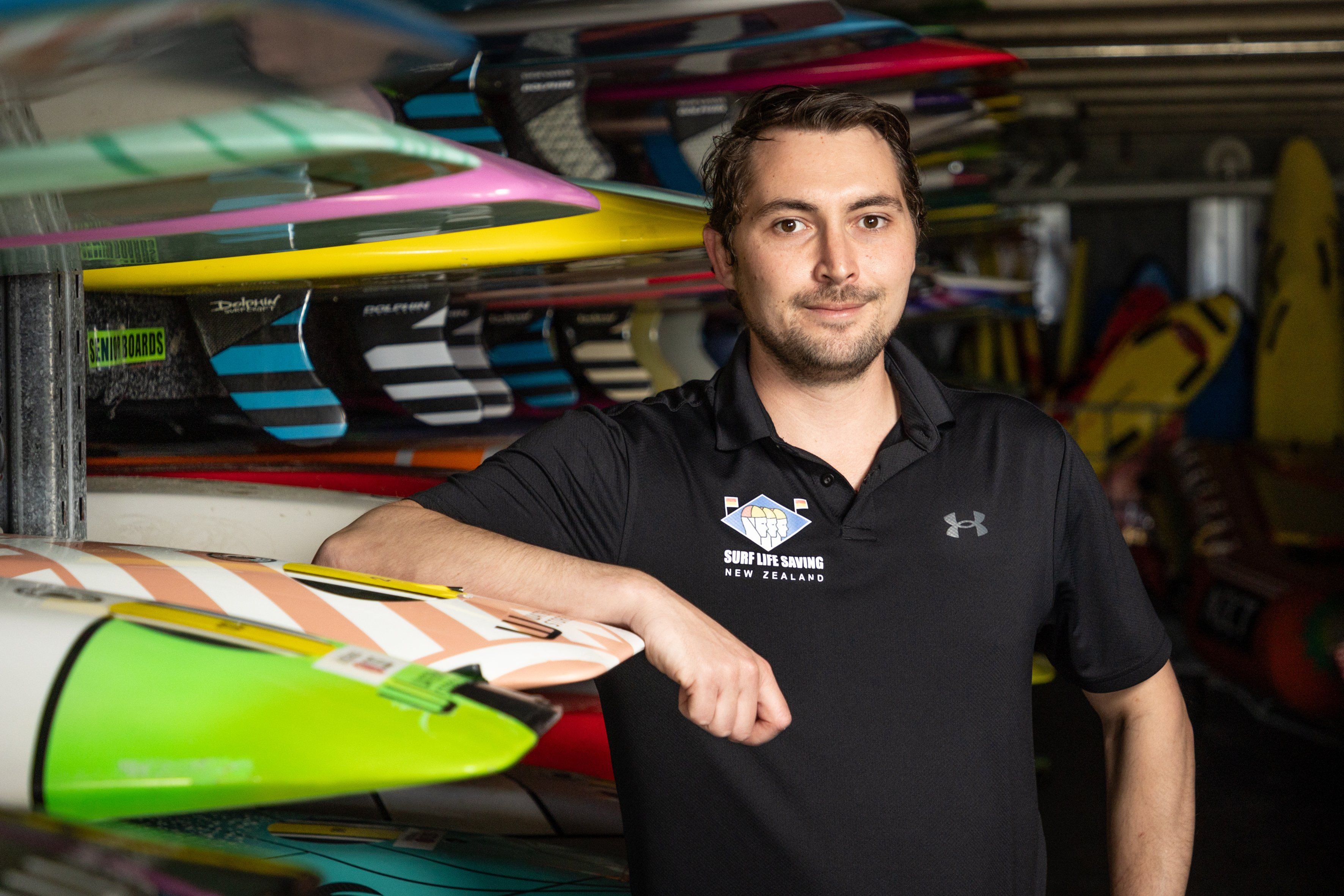 Surf Life Saving New Zealand eastern region lifesaving manager Chaz Gibbons-Campbell. Photo / Alex Cairns