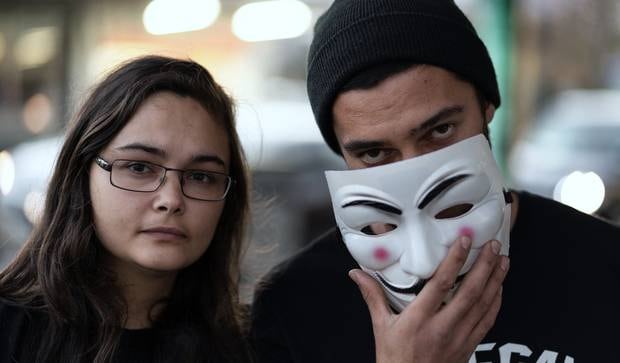 Animal rights fighters in Cube of Truth, one of the 2018 Loading Docs films.