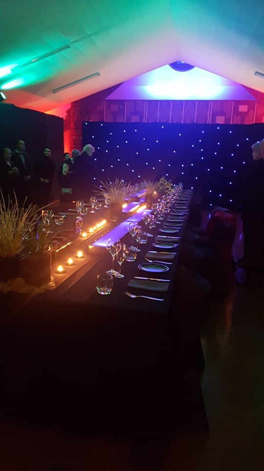 Te Ao Marama, the church hall at St Faith's Church, was transformed for the evening. Photo/Alice Guy