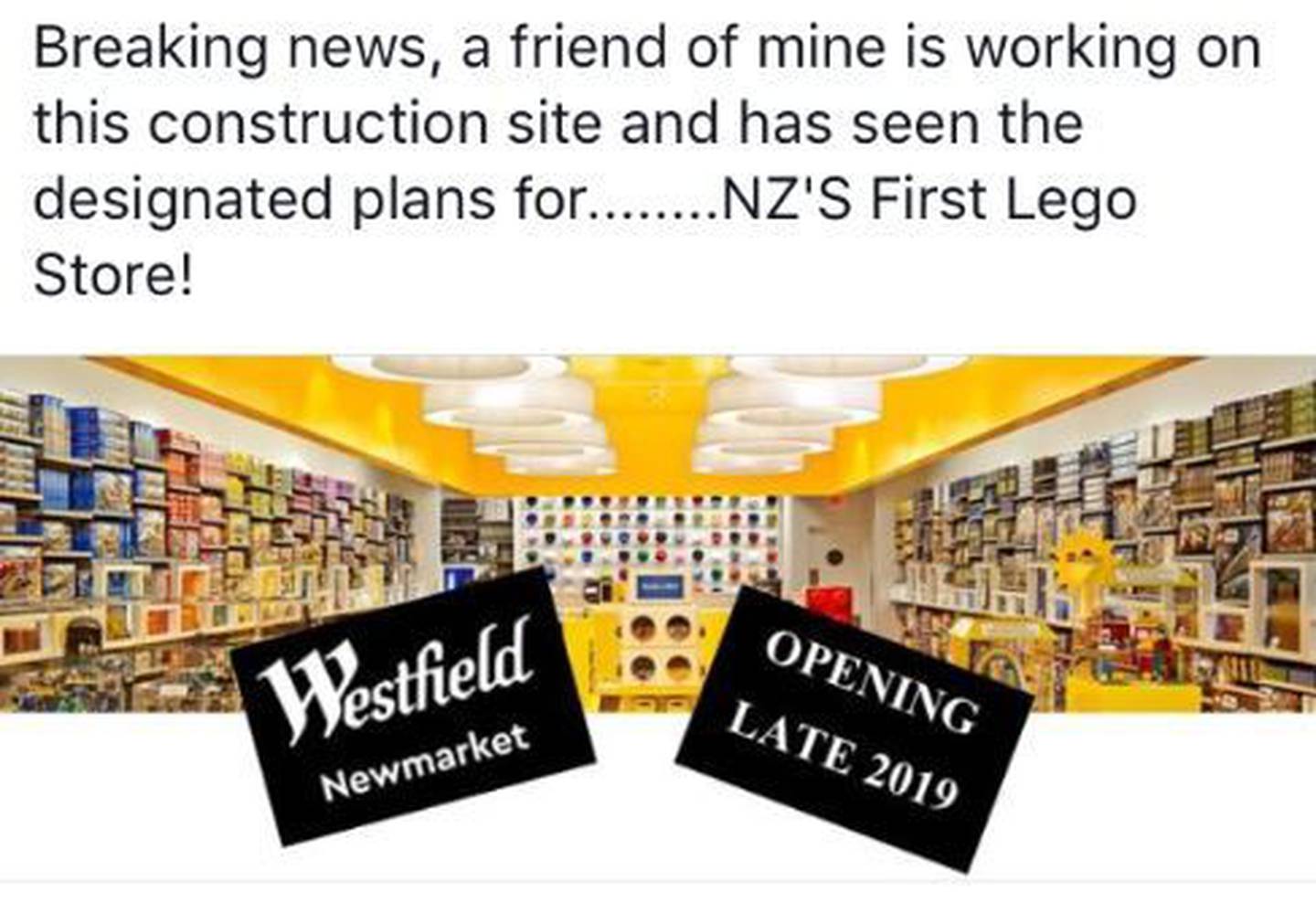Lego top shop newmarket