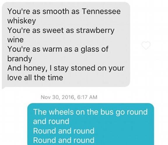 10 funniest pick-up lines people have heard or used on online dating apps