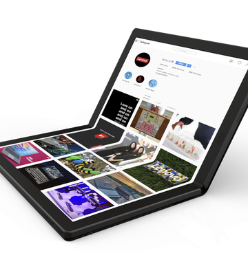 Ces 2020 Lenovo Shows Off First Foldable Screen Pc 5g Laptop