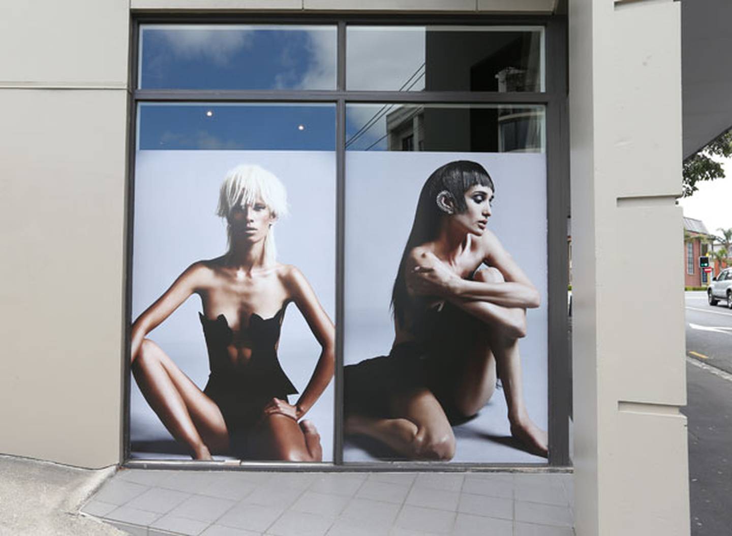 Is this model too skinny? D&M Hair Design ad sparks body ...