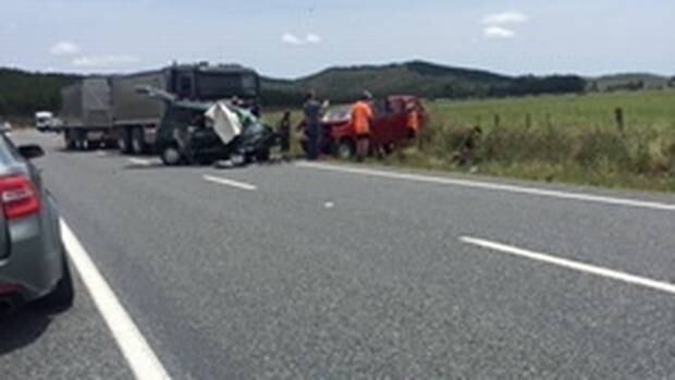 Two people were killed in the serious head-on crash on SH5 east of Taupō. Photo / Supplied