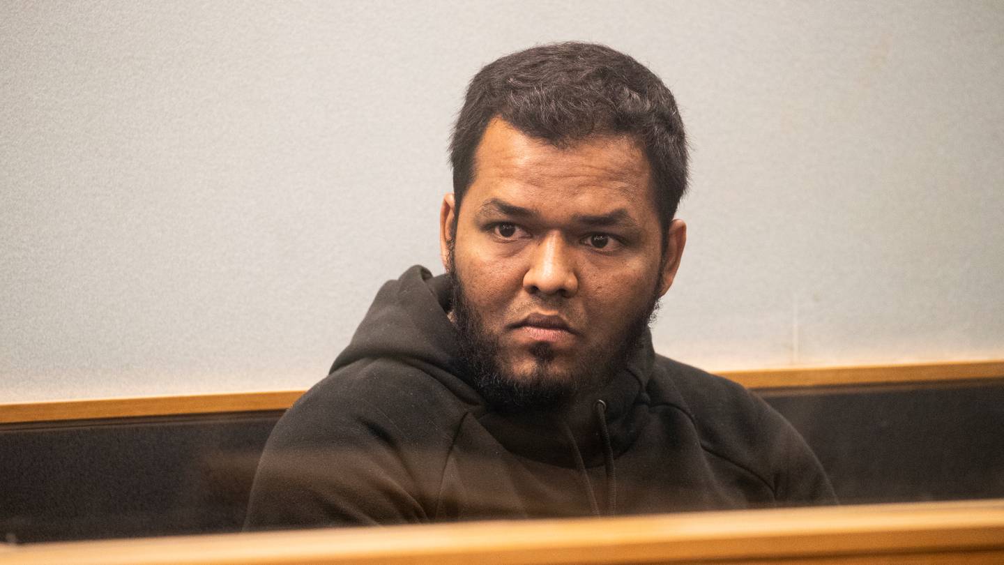 Ahamed Samsudeen, pictured during a court appearance. He was later shot dead by police after attacking supermarket shoppers in Auckland. Photo / Greg Bowker