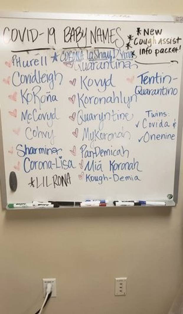 Covid 19 Coronavirus Baby Names Inspired By Pandemic Nz Herald