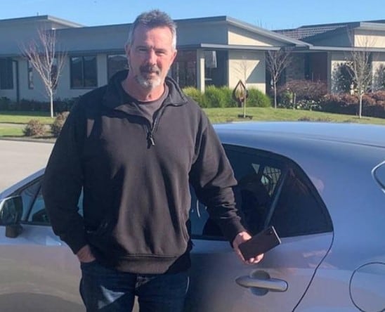 Mike Morton hopes a Samsung cellphone will help police identify the offenders who broke into his vehicle. Photo / Supplied