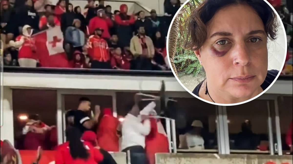 Mt Smart mayhem during Tonga vs Kiwis match: Bottles banned from corporate boxes after fight