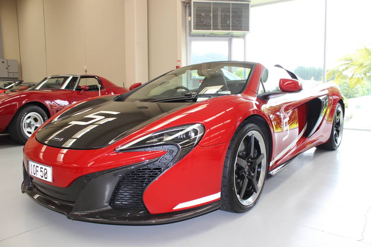 Mclaren 650s Spider Can Am On Show At Kapiti S Southward Museum