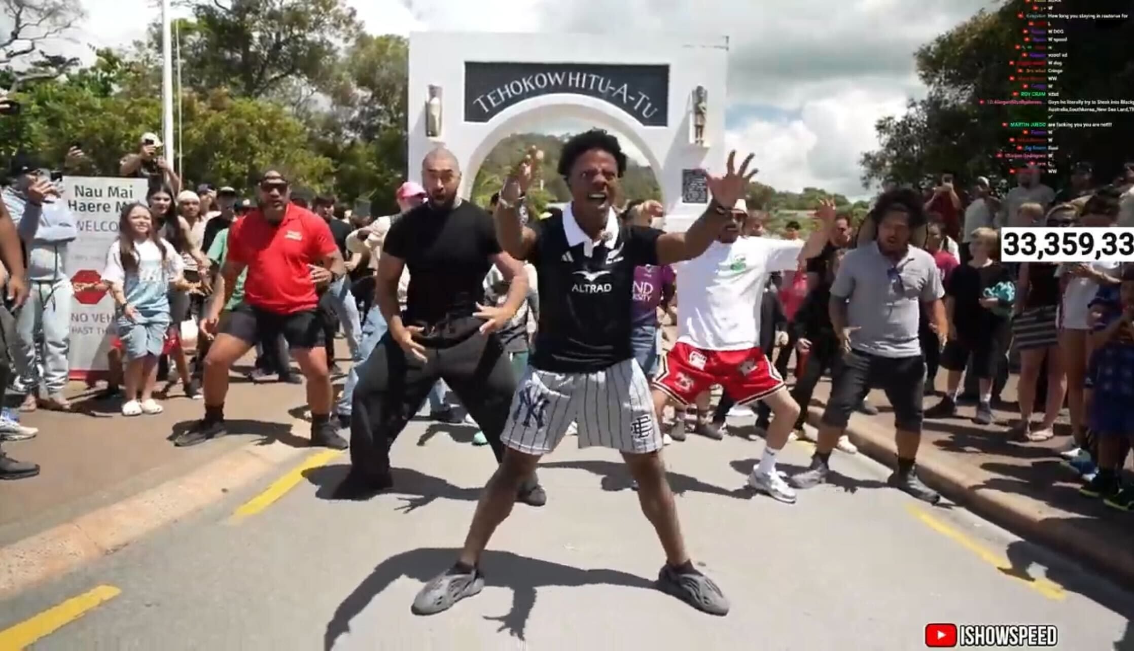 YouTube star streamer IShowSpeed mobbed by fans in New Zealand, joins haka  in Rotorua - NZ Herald