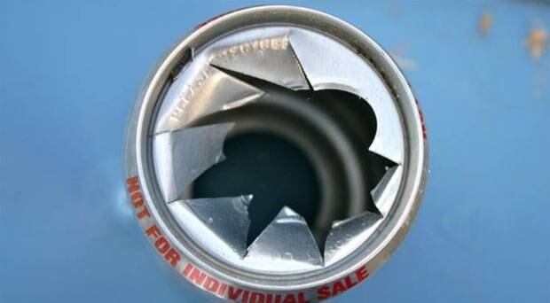 The hack uses 272 aluminium cans to create a heating panel that is fitted to the side of the house. Photo / Frugal Kiwi 