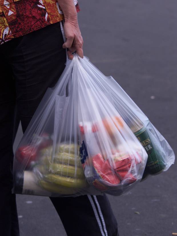 Five trillion plastic bags are used worldwide every year. Photo / File