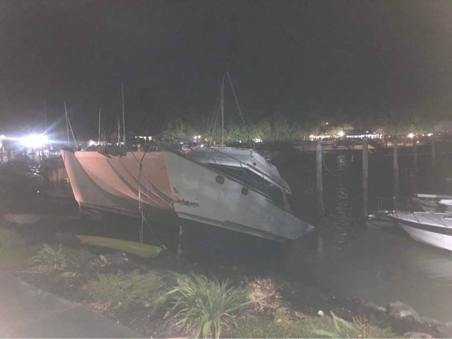 One Tutukaka local, whose boat was among those destroyed, was concerned he received no Civil Defence alert on his phone. Photo / Supplied