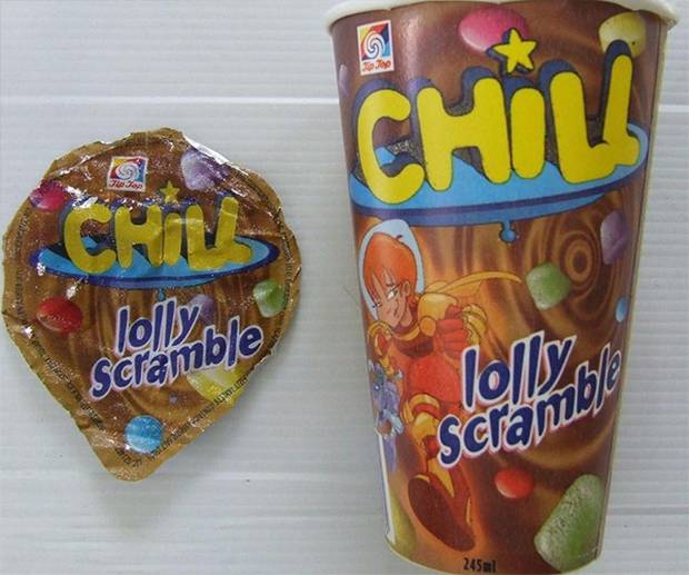 Who remembers this ice cream with the delicious lolly scramble inside? 