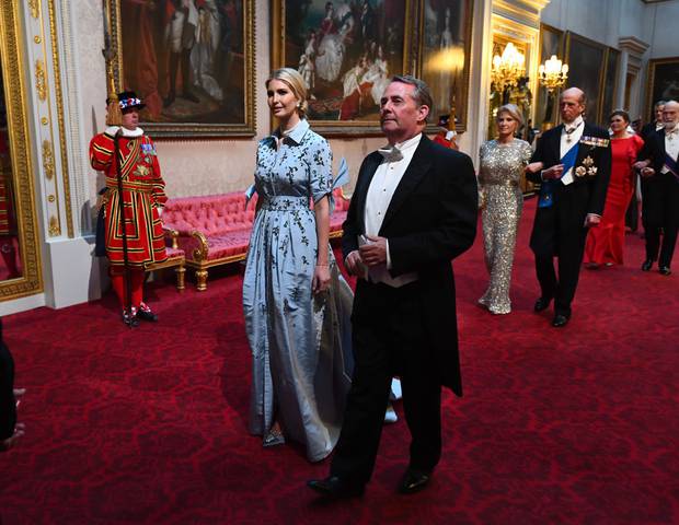 Ivanka Trump Slammed For Wearing An Inappropriate Dress At Buckingham Palace State Banquet Nz Herald