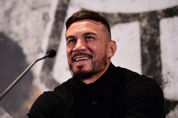 Sonny Bill Williams at his introductory press conference with the Toronto Wolfpack. Photo / Photosport