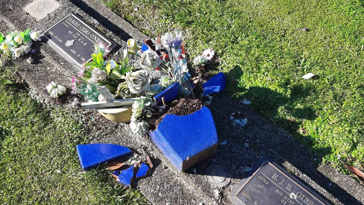 Waihi Cemetery war graves desecrated in ‘shameful act of vandalism’, families devastated