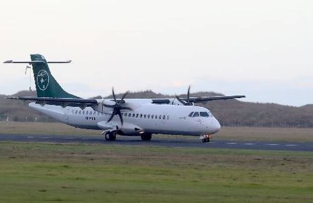 The man was arrested after the Air Chathams flight landed in Whanganui at 4pm today.