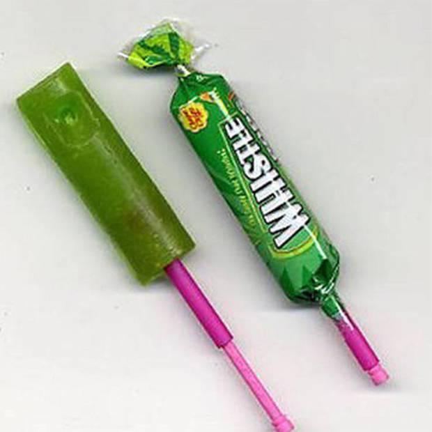 The Whistle lollipops made a lot of noise!