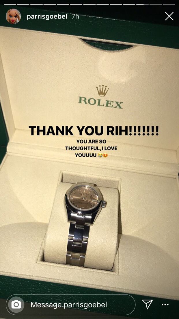 Parris goebel clearance baby g watch