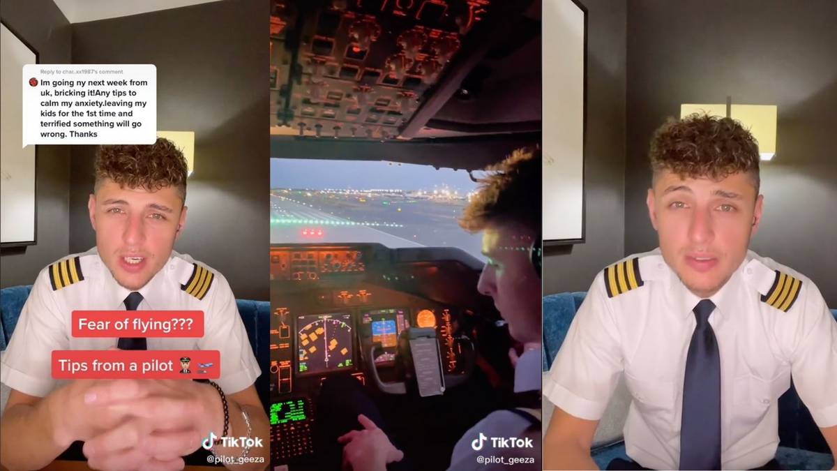 Pilot Inggris membagikan TikTok penuh kiat untuk penerbang yang cemas di TikTok popular