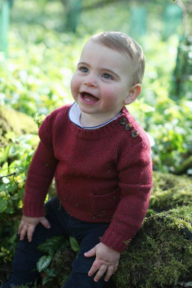 Prince Louis photographed by his mother, the Duchess of Cambridge, at their home in Norfolk. Photo / Twitter, Duchess of Cambrige 
