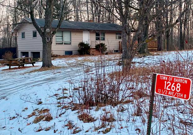 The home where teenager Jayme Closs lived with her parents. Photo / AP