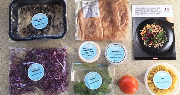 The contents of one Woop meal. 