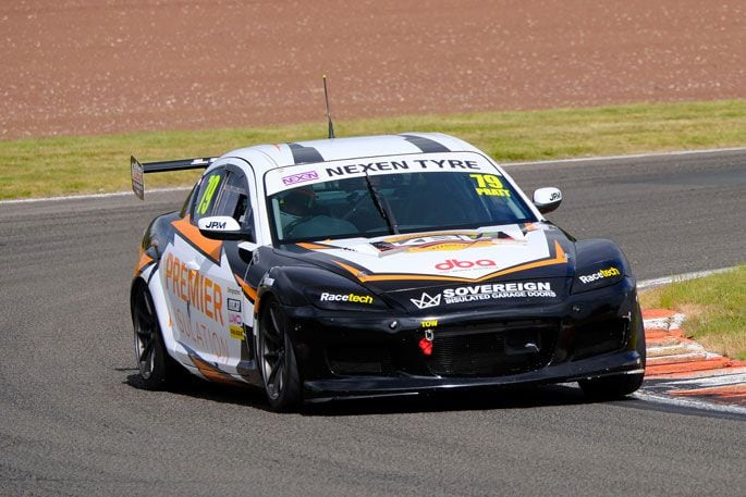 Callum Pratt of Auckland, the winner of Race 2 at the second round of the Nexen Tyre NZ Mazda Racing North Island Series at Taupō International Motorsport Park on Sunday. Photo: Geoff Ridder