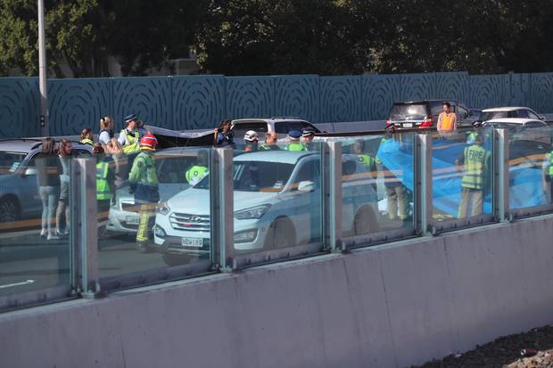 The scene of the incident. Photo / Doug Sherring