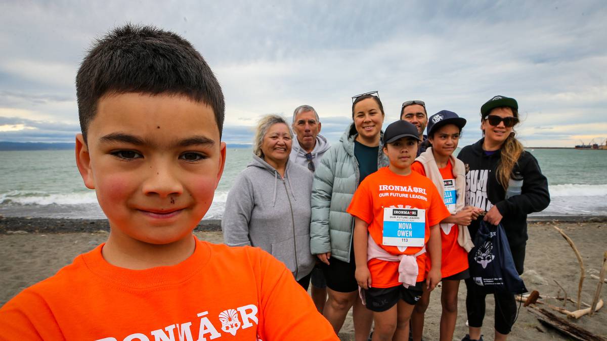 ‘Nothing like it in NZ’: Families travel to Hawke’s Bay for IronMāori