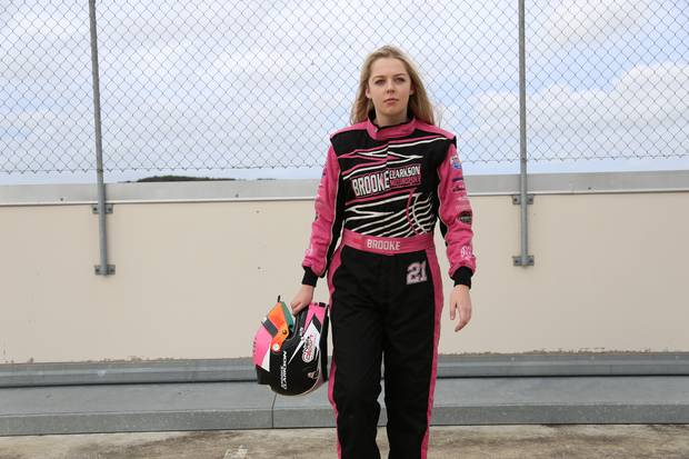 Stock car driver Brooke is profiled in She Speeds, one of the 2018 Loading Docs films.