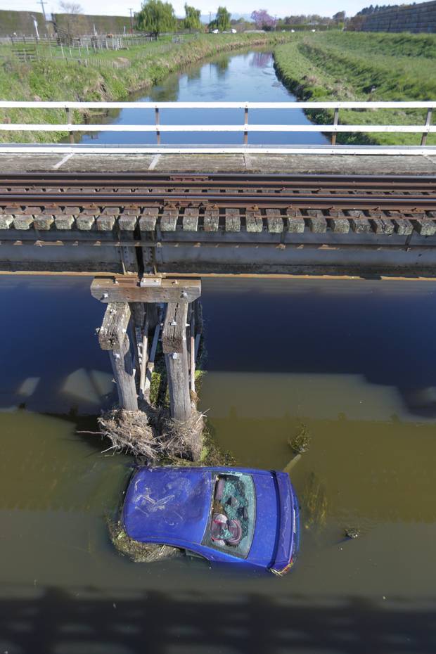 Barely before he had thought about what he was doing, Duane Awa had stripped off and leapt to the rescue. Photo / Warren Buckland 