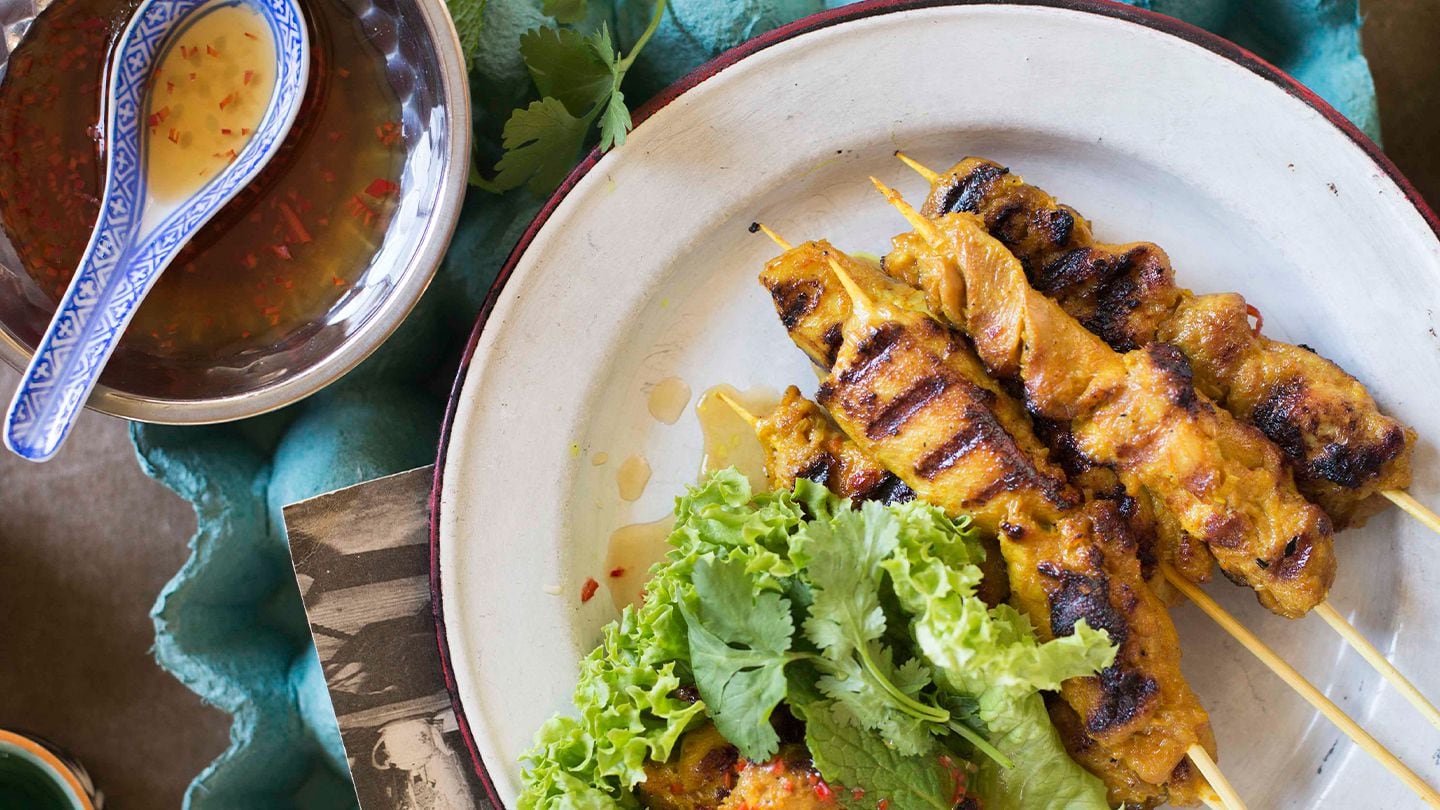 Lemongrass chicken skewers Eat Well Recipe NZ Herald