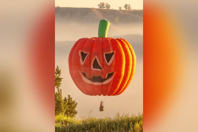 Ms. Autumn hot air balloon.