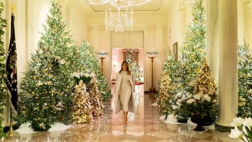 The White House Melania Trump Unveils Extravagant Christmas