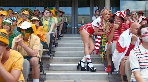 Kylie was brought in for the $15m advert designed to woo poms. Photo / Supplied