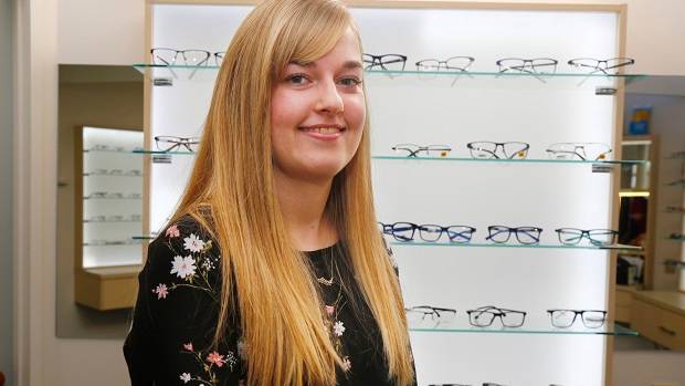 Olivia Wood-Bodley became interested in optometry when she couldn't see the screens in her university lecture theatre.