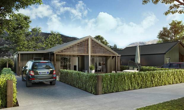 Off-the-plans marketing for KiwiBuild Wanaka. Photo/supplied