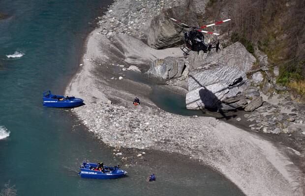 A witness said a rescue helicopter had been and gone twice, transporting patients to hospital. Photo / Supplied