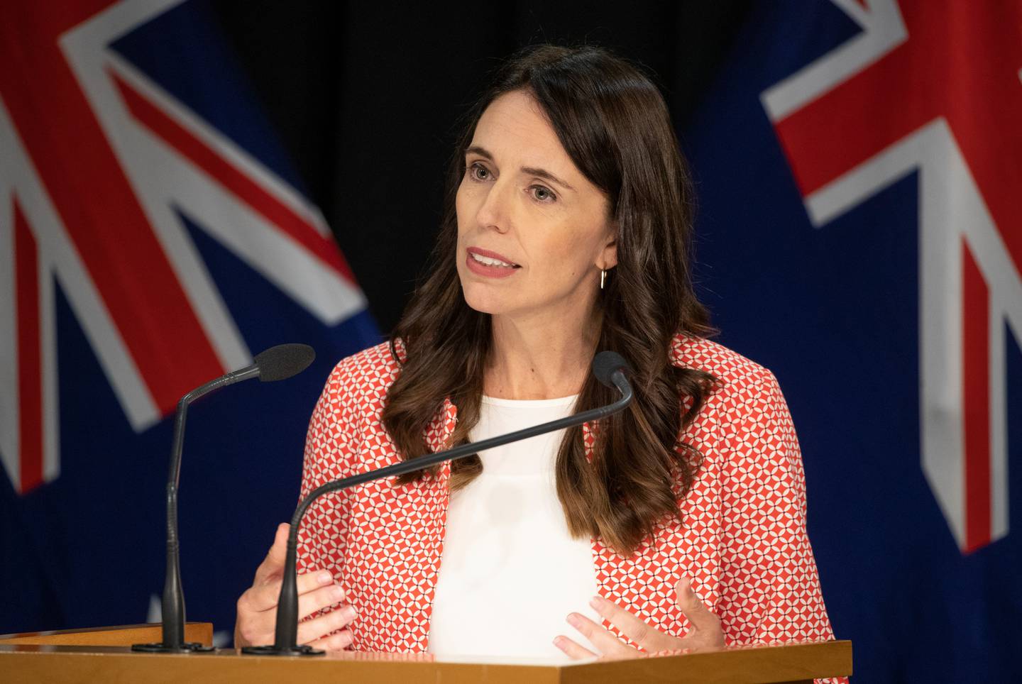 Prime Minister Jacinda Ardern announced yesterday that the country's first Covid-19 vaccine could be granted approval in just over a week. Photo / Mark Mitchell