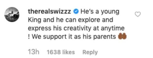 Swizz Beats showed his support. Photo / Instagram