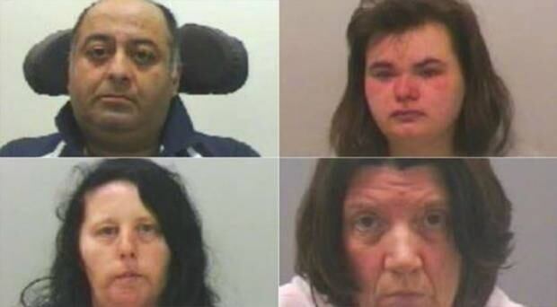 Zahid Zaman and Ann Corbett, above, were found guilty of murder. Myra Wood, left and Kay Rayworth, below, were convicted of allowing Mr Prout's death. Photo / Northumbria Police 
