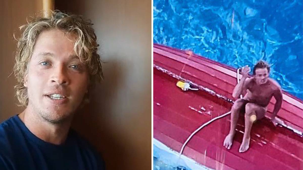 „Trzymaj się, żeby żyć”: australijski wioślarz uratowany przez statek wycieczkowy opisuje drżenie, które towarzyszyło mu przez 14 godzin na morzu