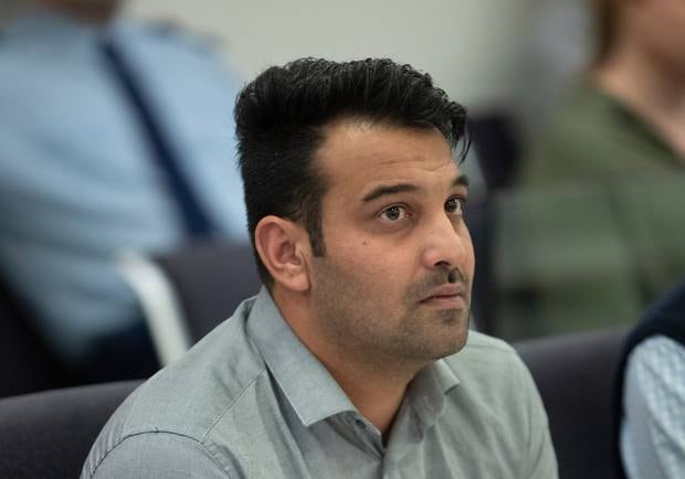 Daljinder Singh during his trial at the Auckland District Court on Tuesday. Photo / Phibbs Visuals 