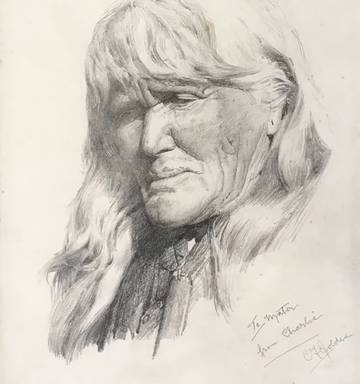 Rare Goldie Pencil Drawing Among Items Offered For Sale By Family