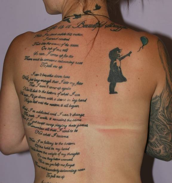 Song Lyric Tattoos and Ideas