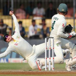 Australia v India: Steve Smith turns test with stunning catch